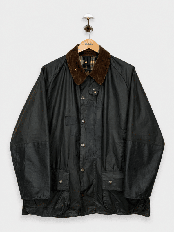Veste Barbour Beaufort après rewax à l'atelier Classic England d'Annecy