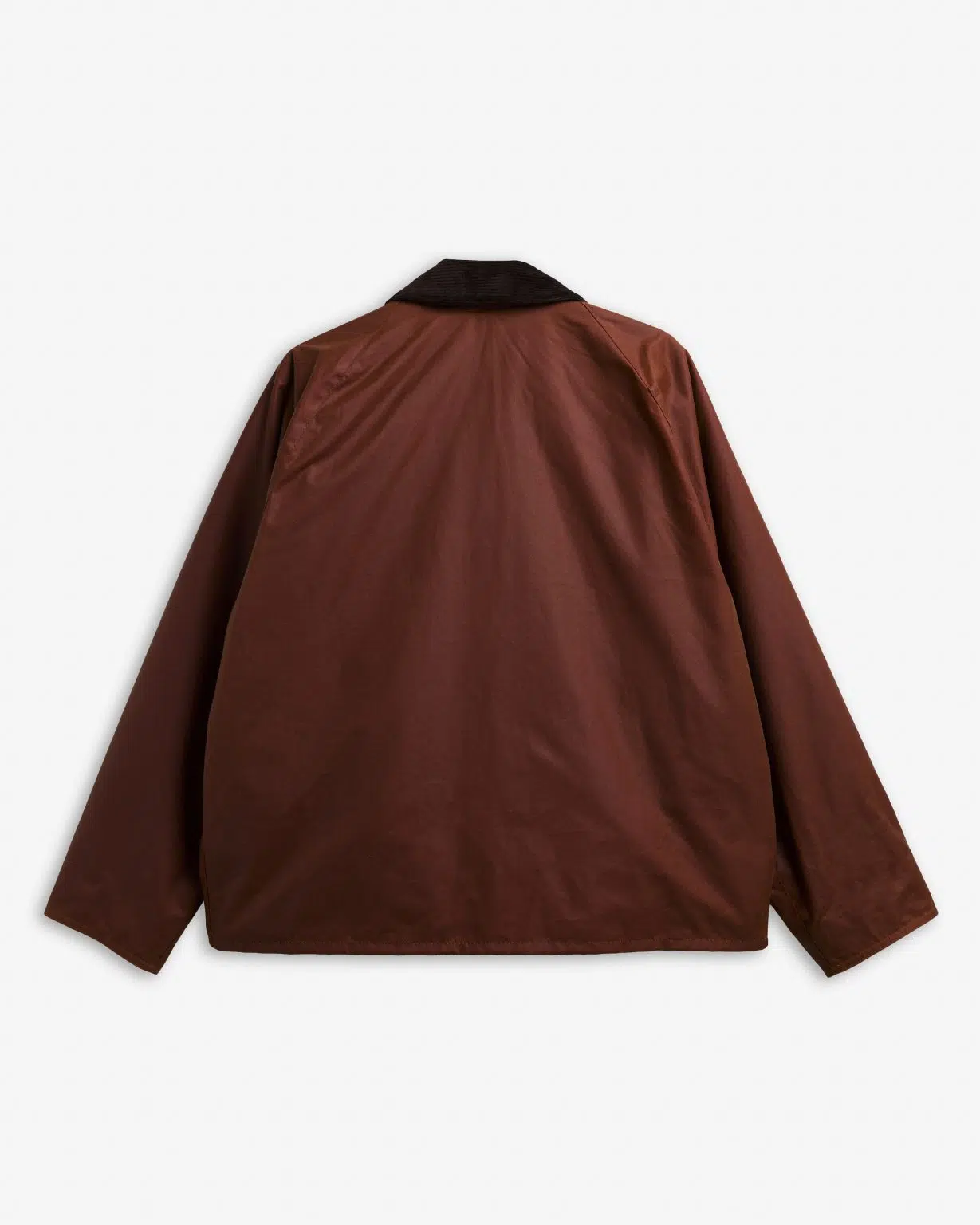 Veste huilée Key Transport Barbour x Paul Smith en coton ciré avec col en velours côtelé et détails colorés.