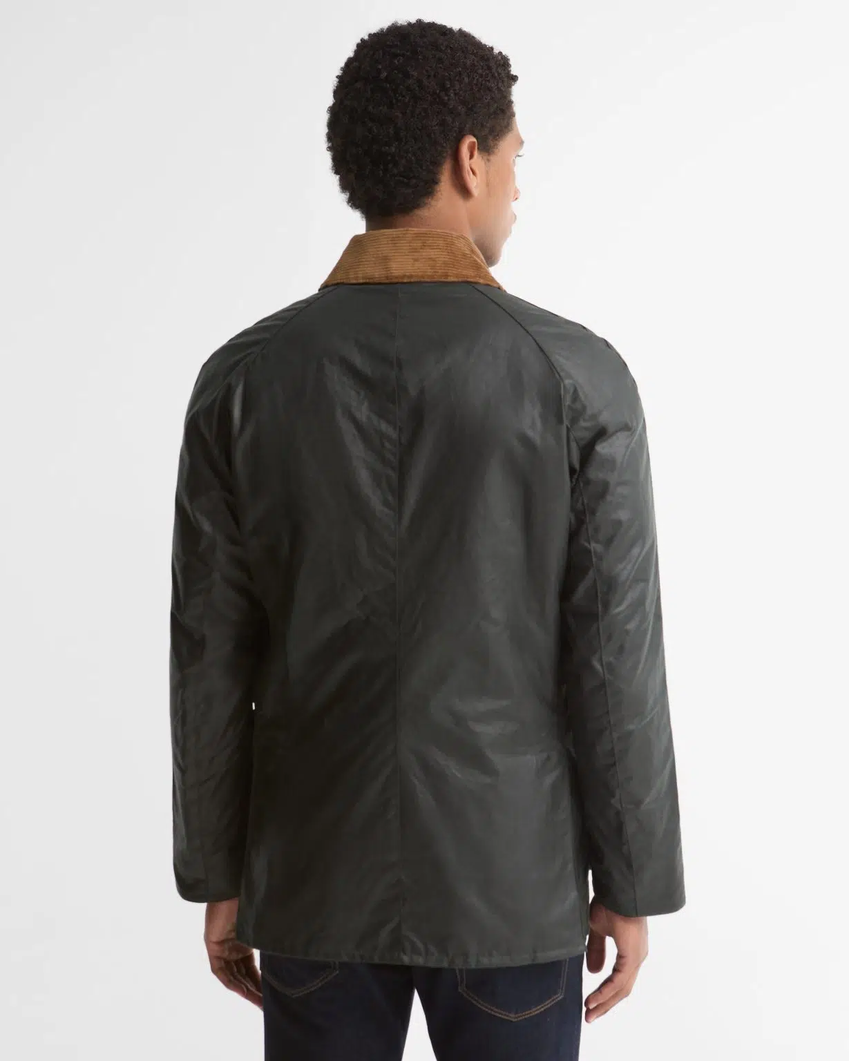 Veste huilée Festive Ashby Barbour pour homme en coton ciré avec col en velours côtelé