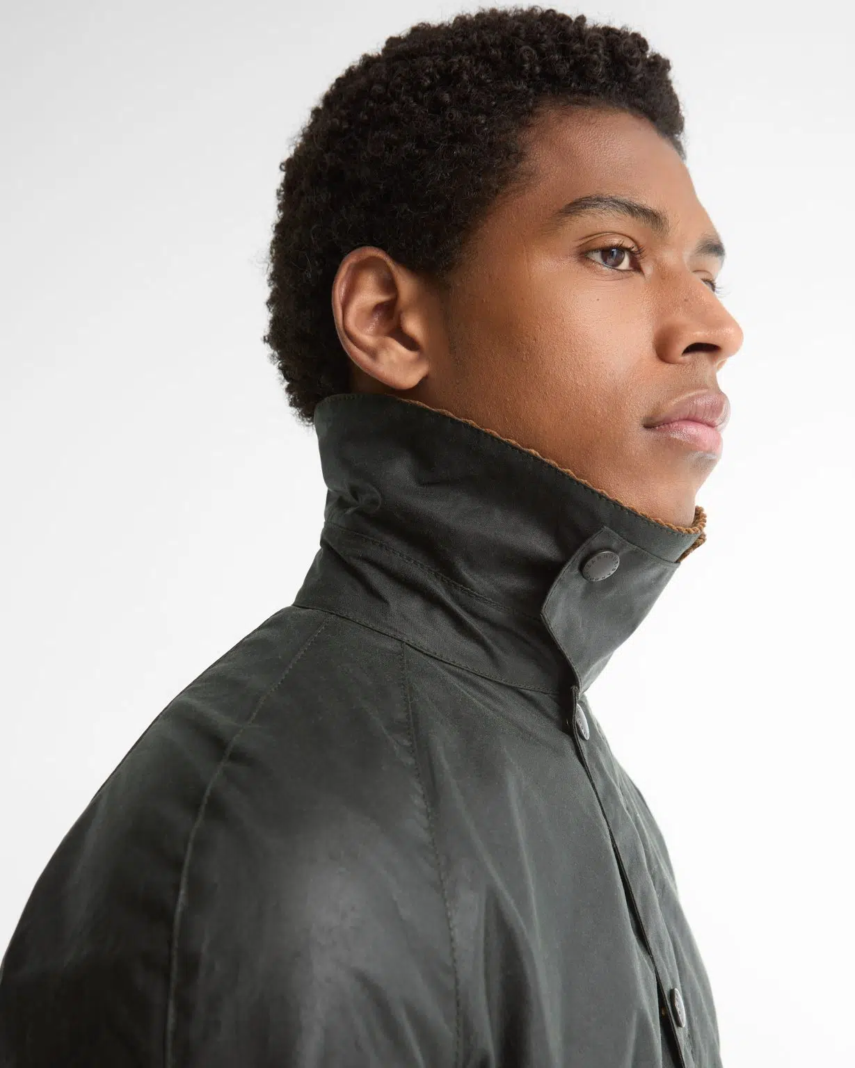 Veste huilée Festive Ashby Barbour pour homme en coton ciré avec col en velours côtelé
