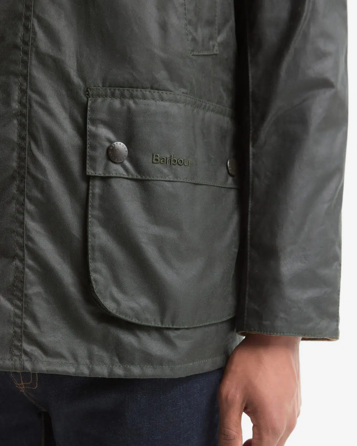 Veste huilée Festive Ashby Barbour pour homme en coton ciré avec col en velours côtelé