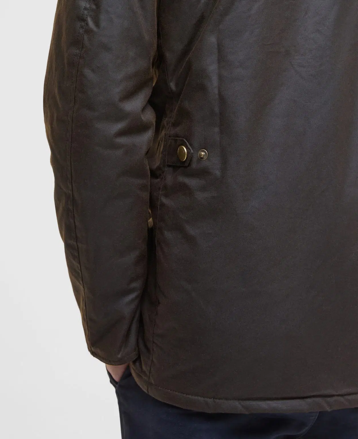 Veste huilée Barbour Hereford pour homme en coton ciré avec col en velours côtelé