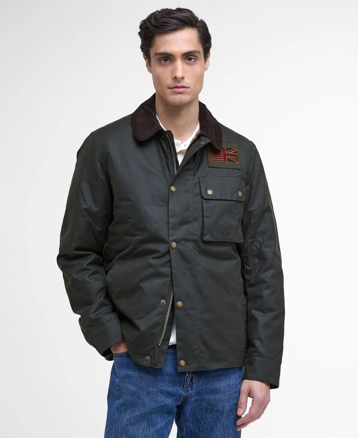 Veste huilée Barbour International Workers pour homme, collection Steve McQueen