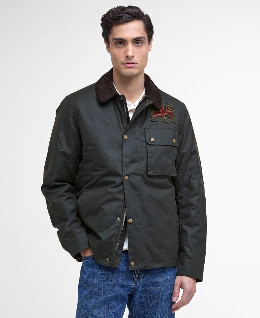 Veste huilée Barbour International Workers pour homme, collection Steve McQueen