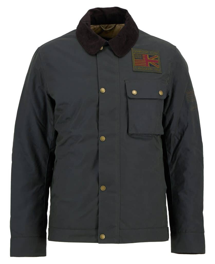 Veste huilée Barbour International Workers pour homme, collection Steve McQueen