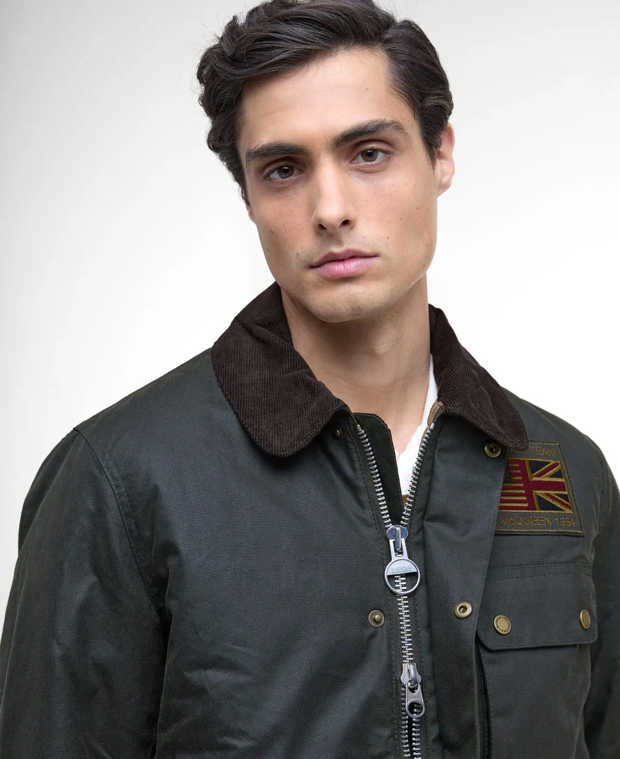 Veste huilée Barbour International Workers pour homme, collection Steve McQueen