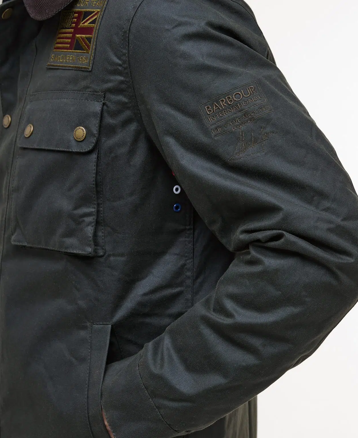Veste huilée Barbour International Workers pour homme, collection Steve McQueen