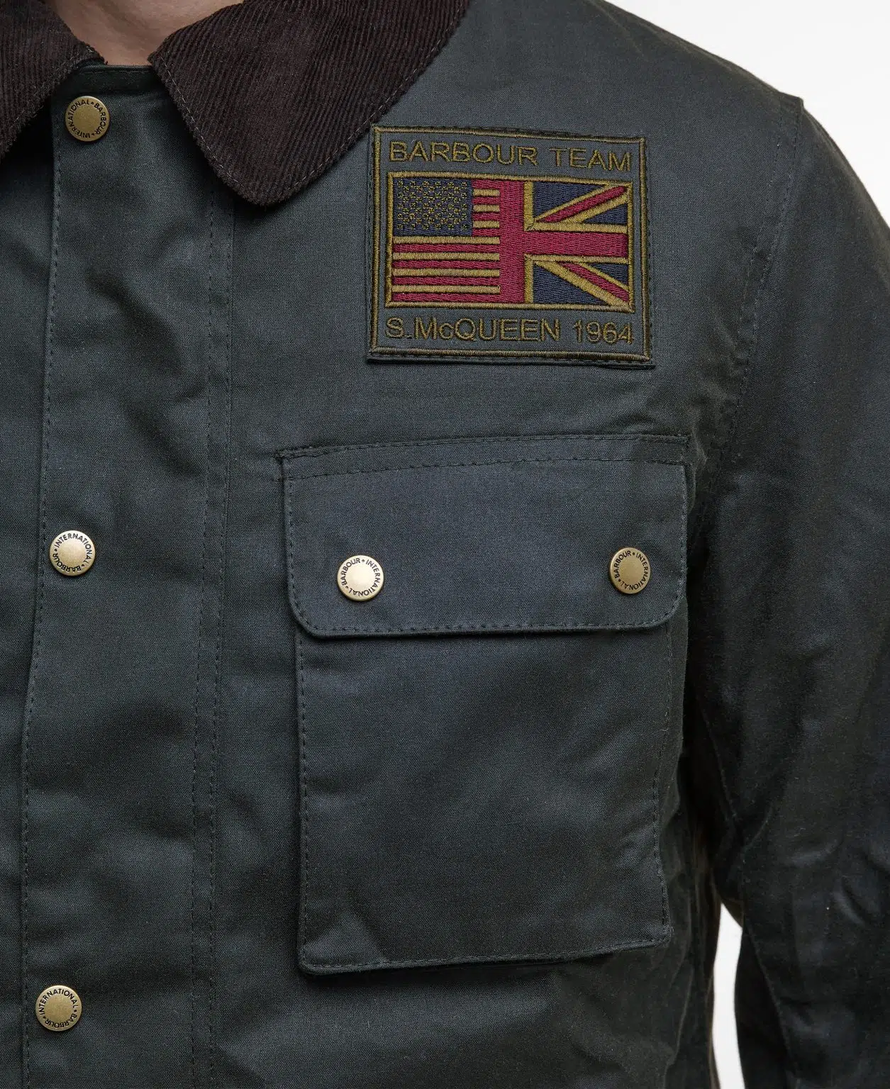 Veste huilée Barbour International Workers pour homme, collection Steve McQueen
