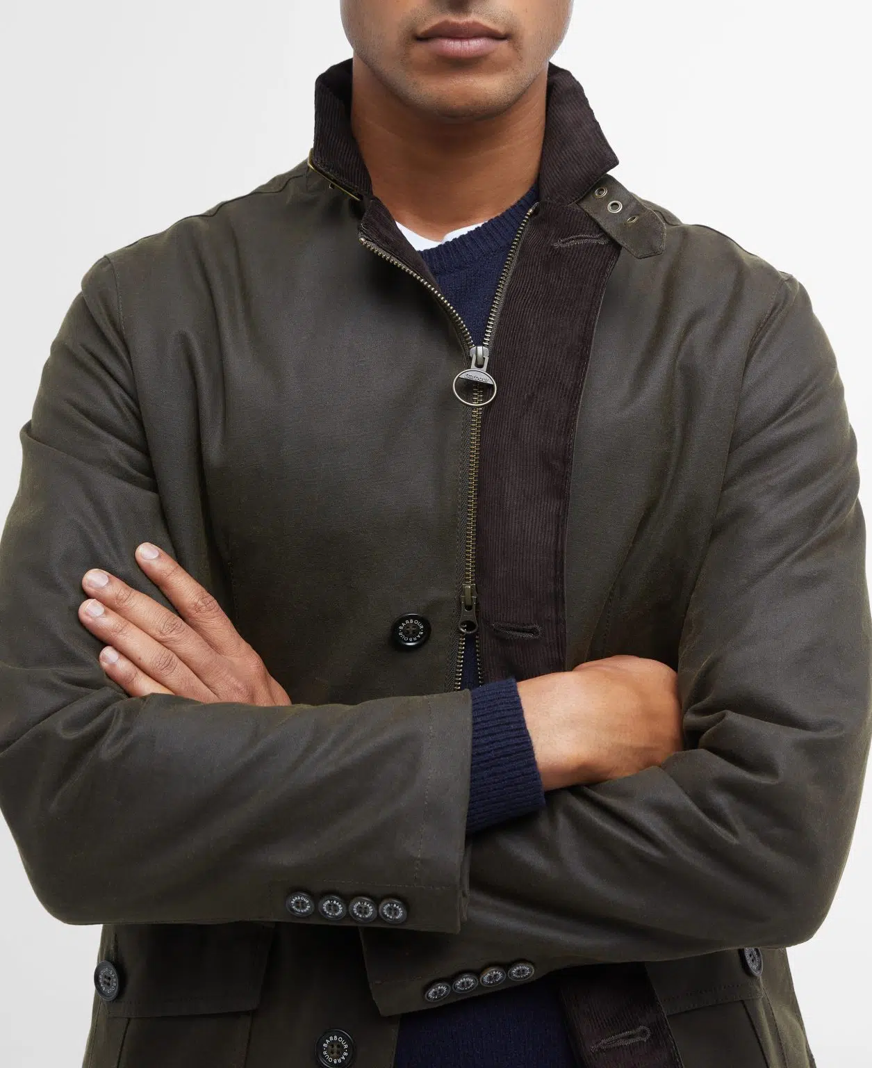 Veste Barbour Lutz pour homme en coton huilé
