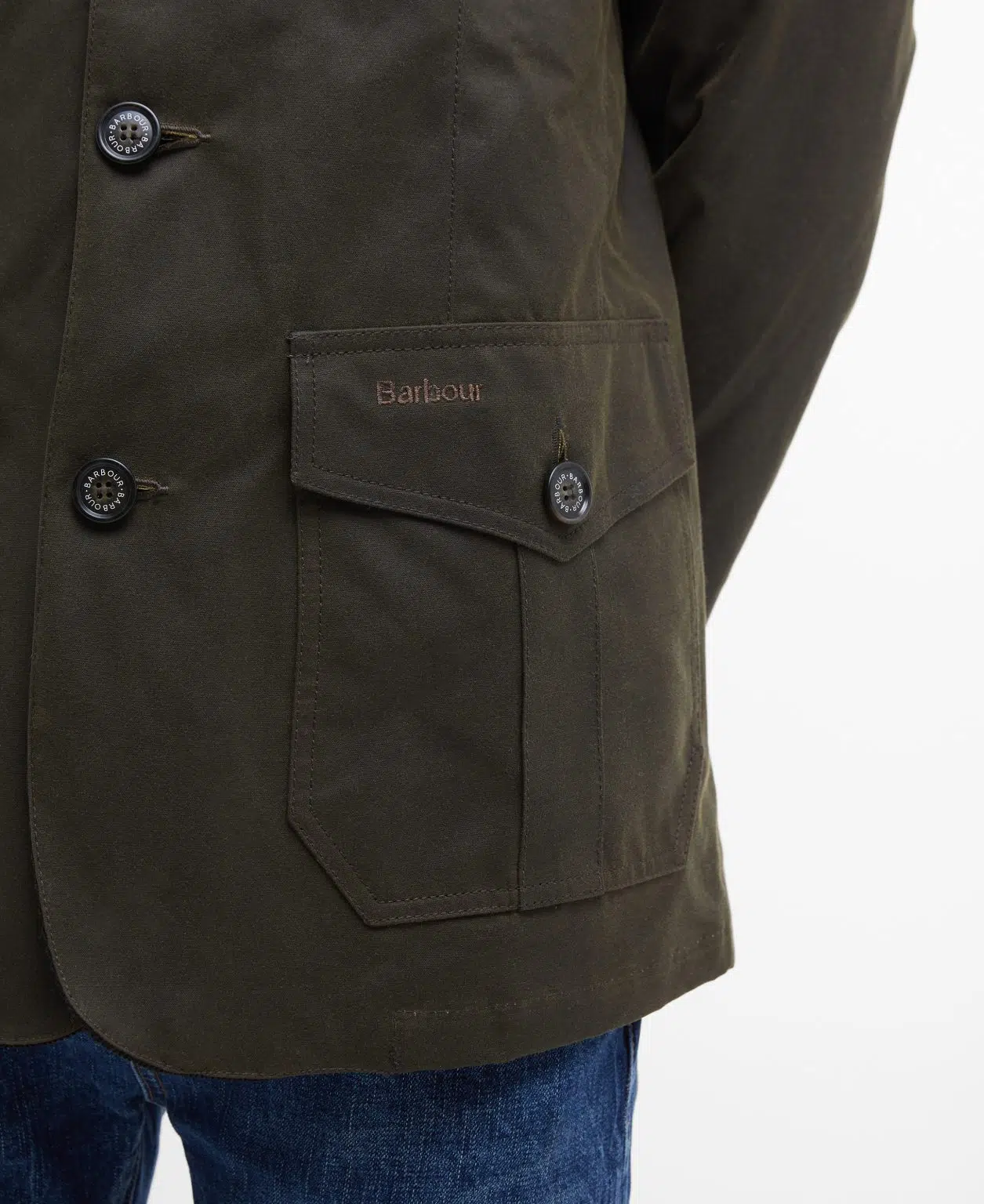 Veste Barbour Lutz pour homme en coton huilé