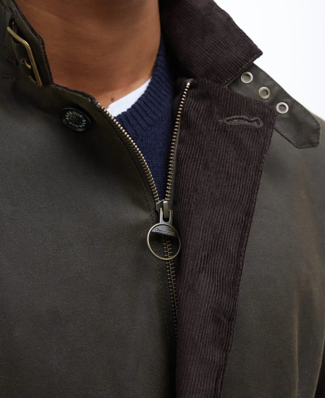 Veste Barbour Lutz pour homme en coton huilé