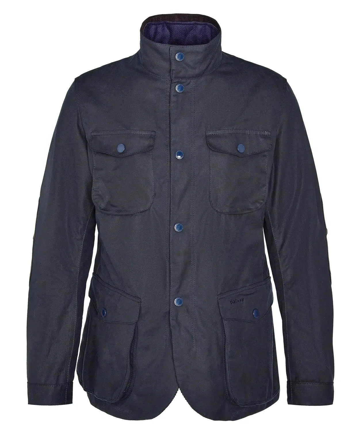 Veste Barbour Ogston pour homme en coton huilé avec gilet matelassé intégré, col en velours côtelé et poches avant.