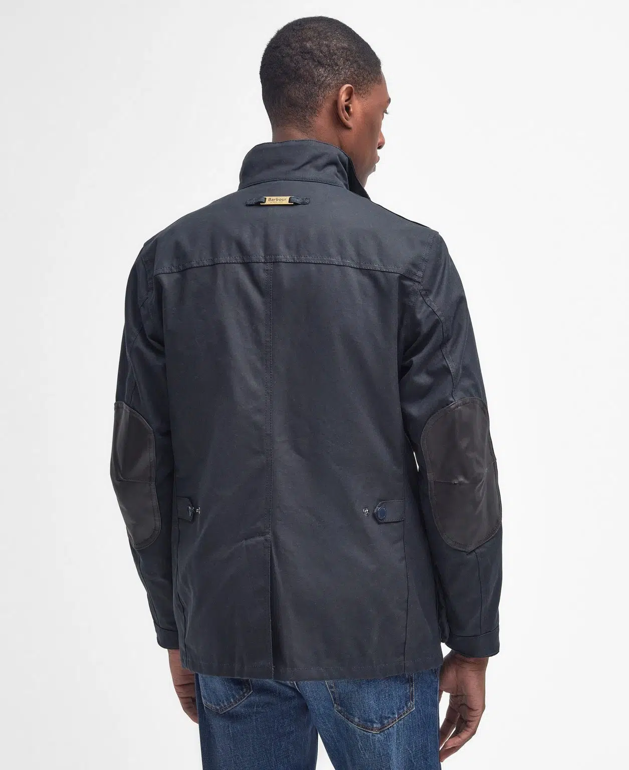 Veste Barbour Ogston pour homme en coton huilé avec gilet matelassé intégré, col en velours côtelé et poches avant.