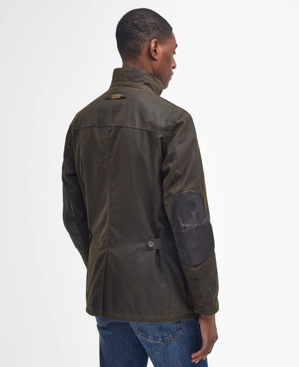 Veste Barbour Ogston pour homme en coton huilé avec gilet matelassé intégré, col en velours côtelé et poches avant.