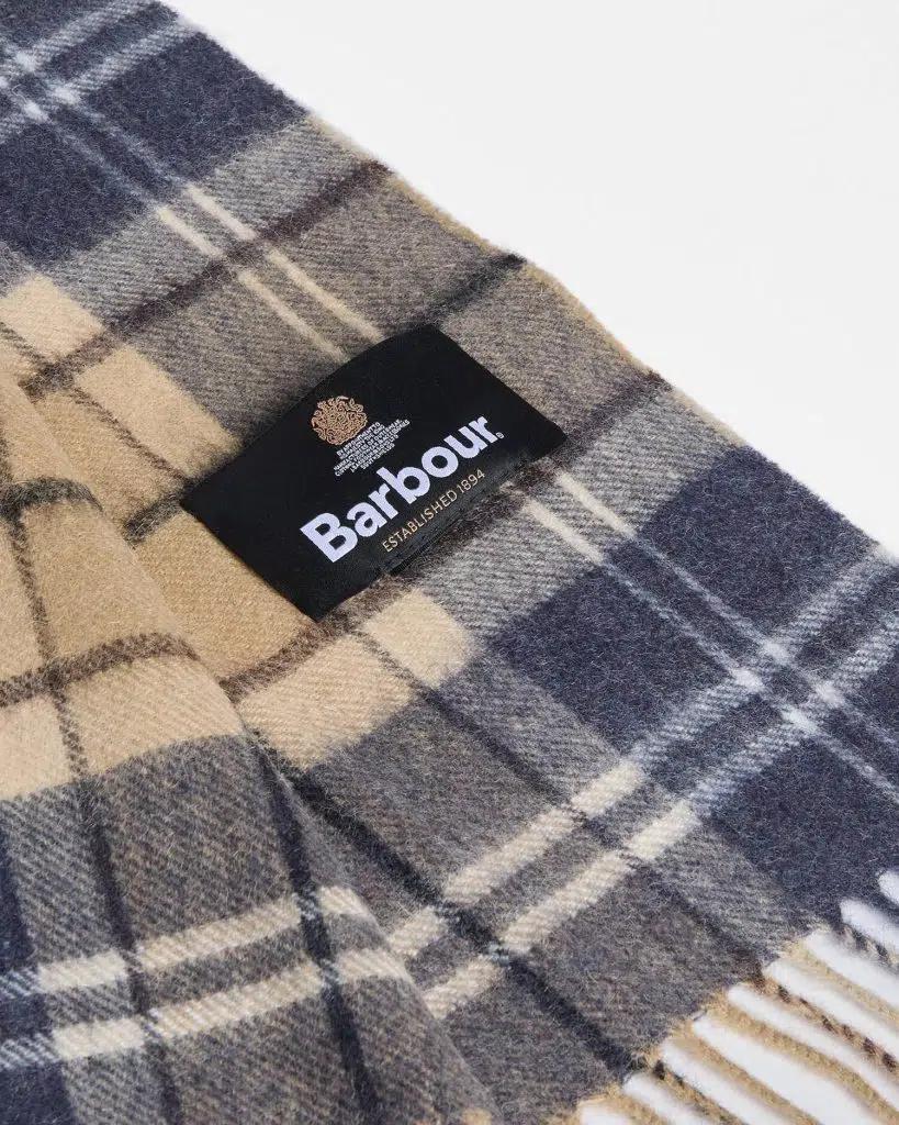 Echarpe en laine et cachemire Barbour